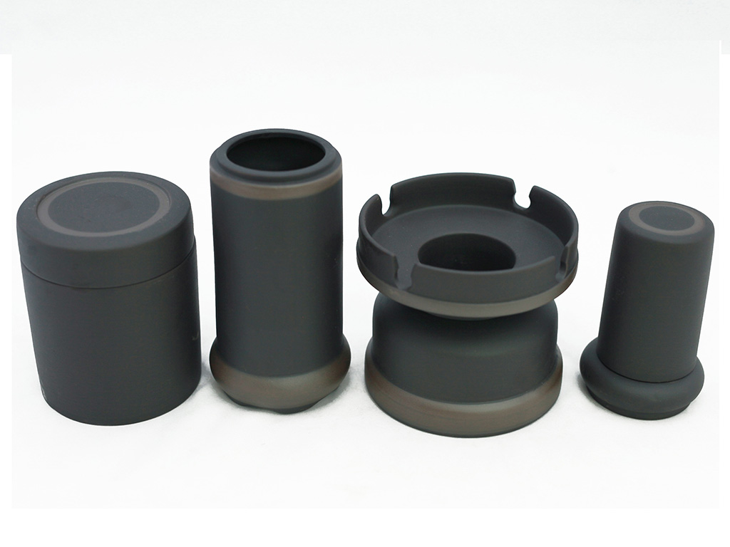 Bộ ấm chén tử sa Bát Tràng dáng tống đen đầy đủ phụ kiện 6